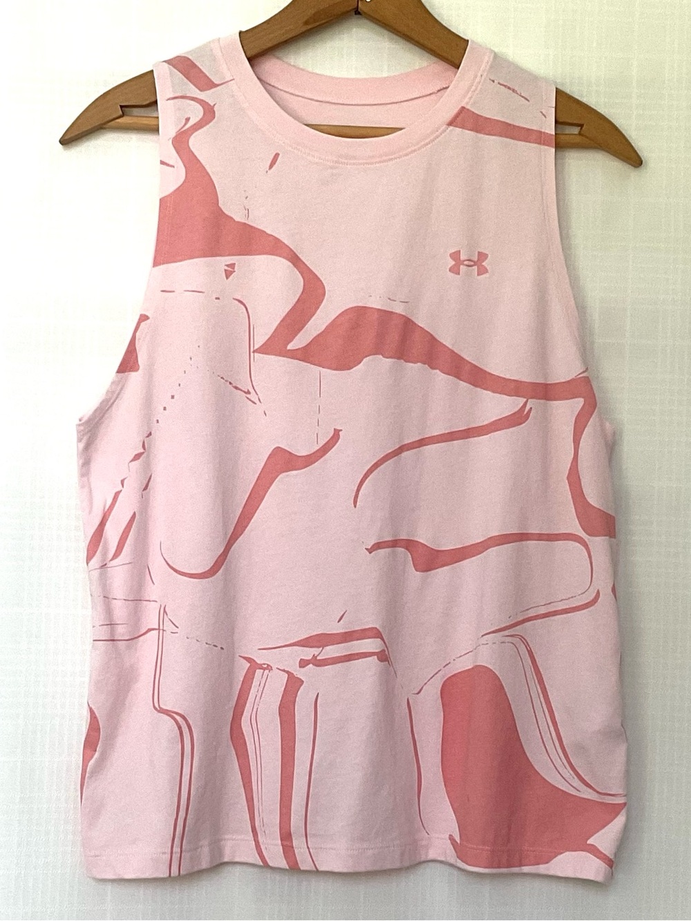 Under Armour Pink & Rose Marble Athletic Tank